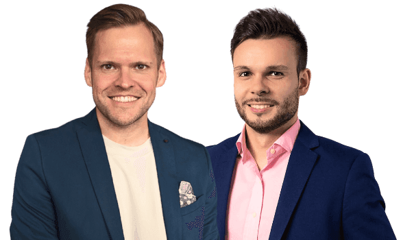 Die heylead-Gründer Dominik Ley und Christian Köhn