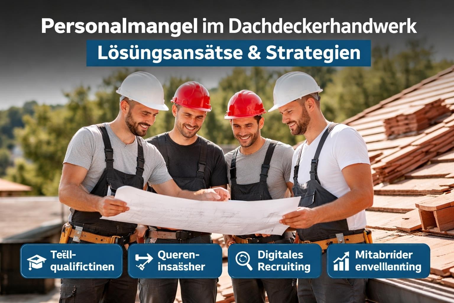 Dachdecker Personalmangel Lösungen: Strategien für 2026