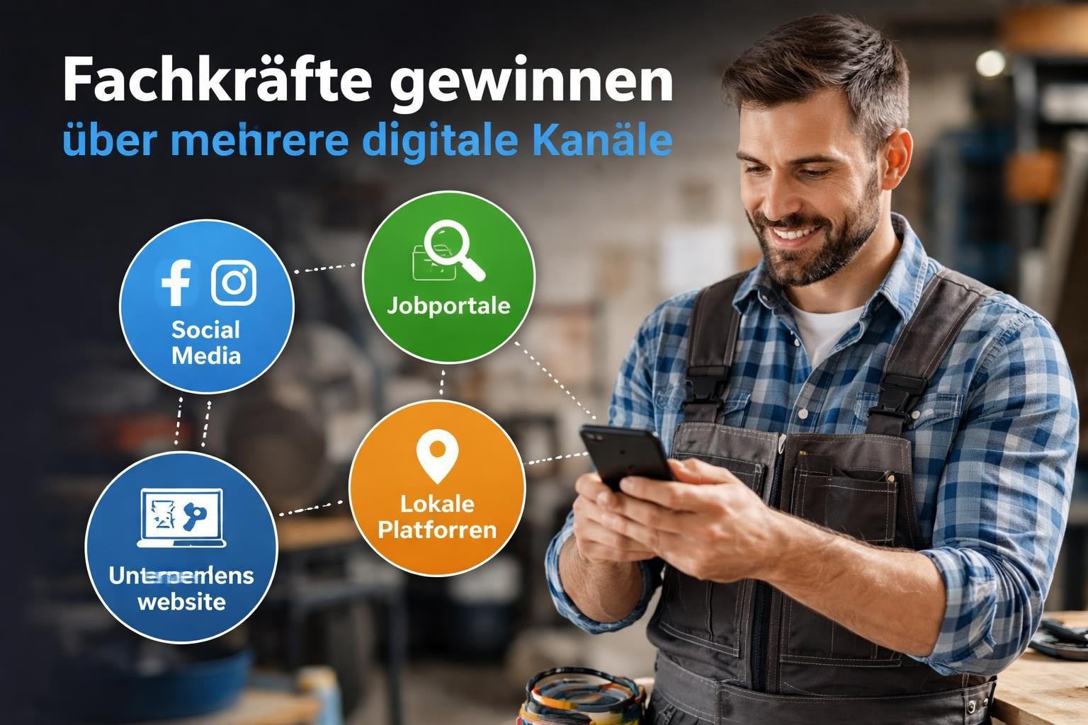 Omnipräsente Sichtbarkeit im Handwerk Recruiting