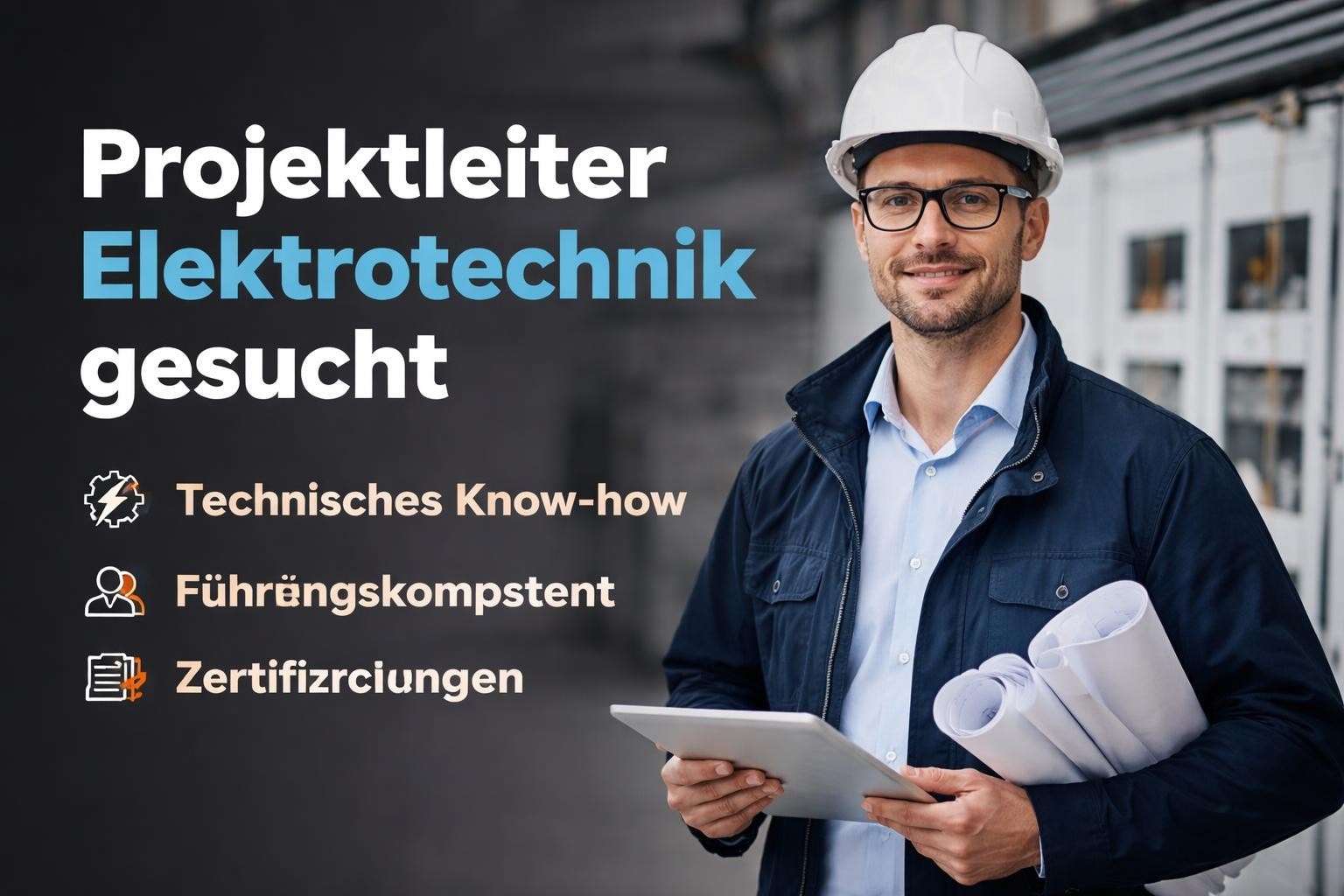 Projektleiter Elektroplanung: Stellenbesetzung erfolgreich
