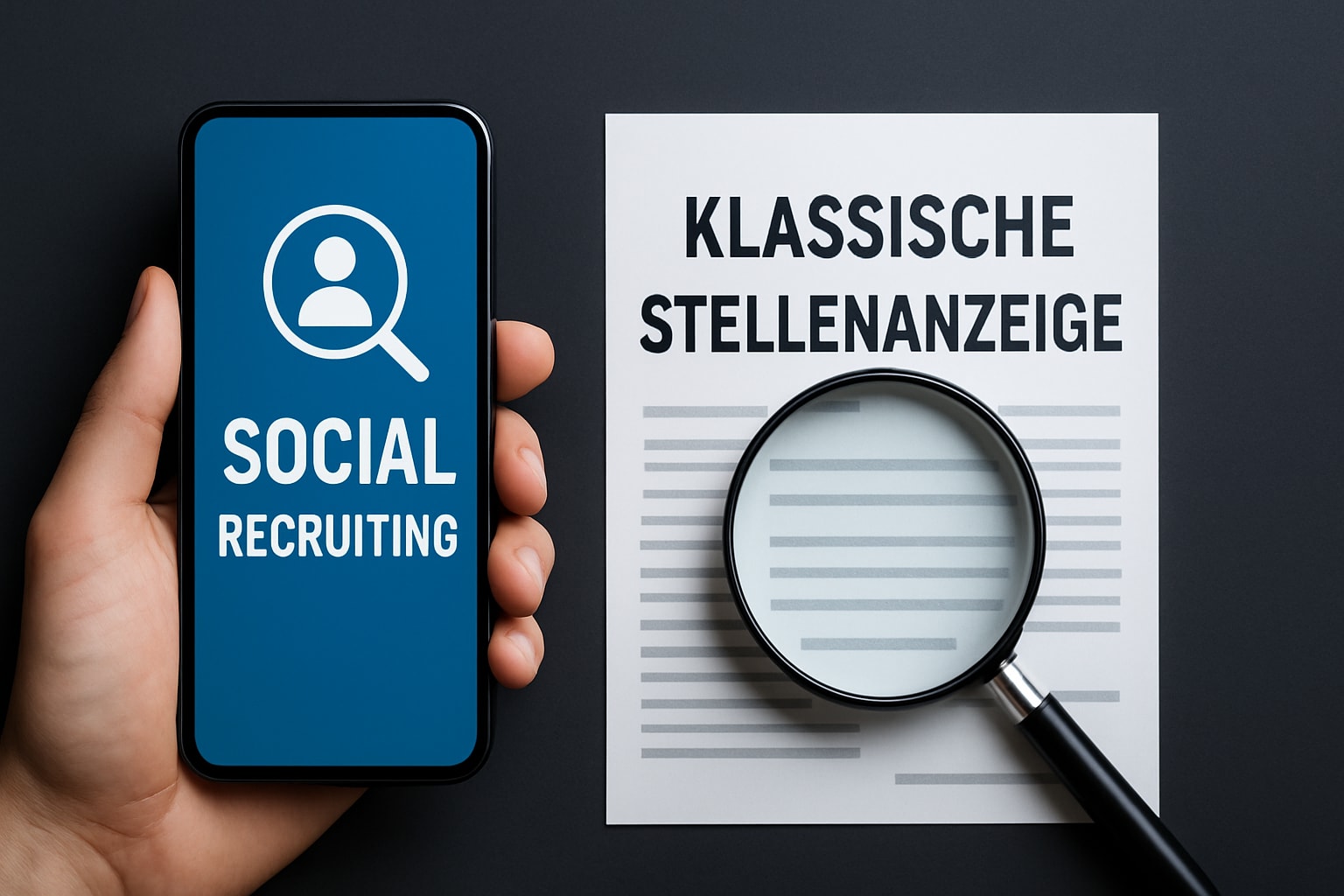 Social Recruiting vs Klassische Stellenanzeige: Vergleich 2026