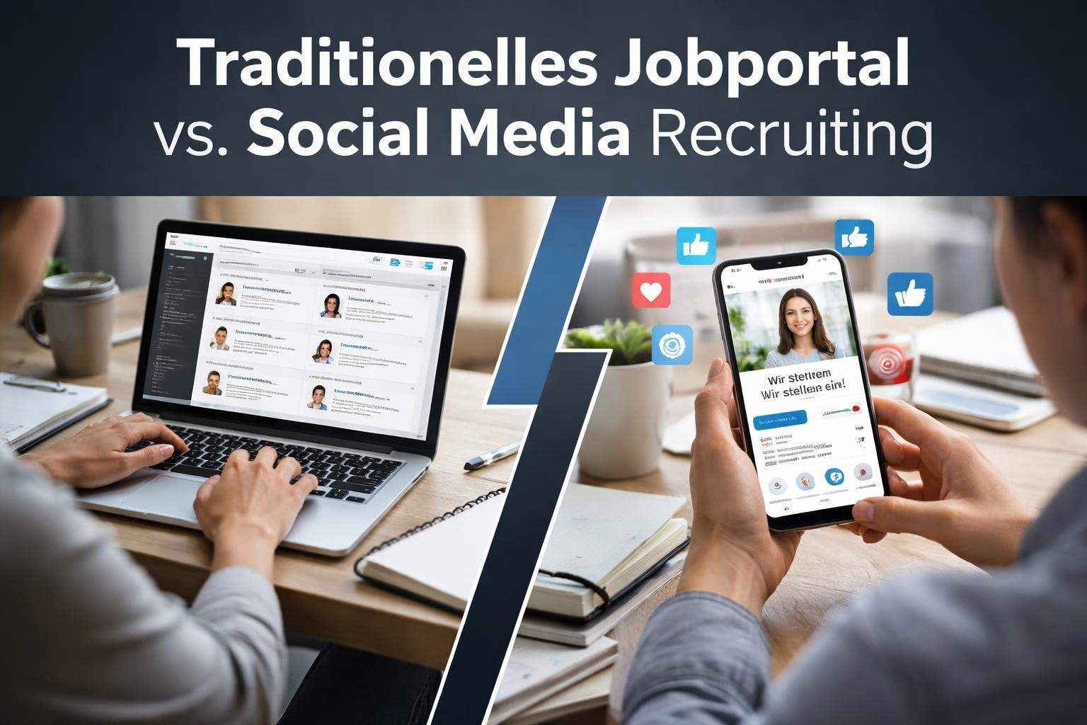 Stellenportale vs Social Media Recruiting 2026
